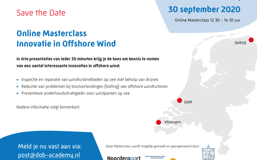Webinar Leergang Oriëntatie Offshore Wind – 30 september-